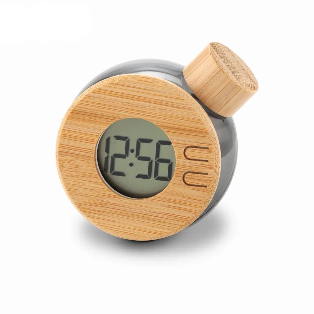 reloj corporativo de madera