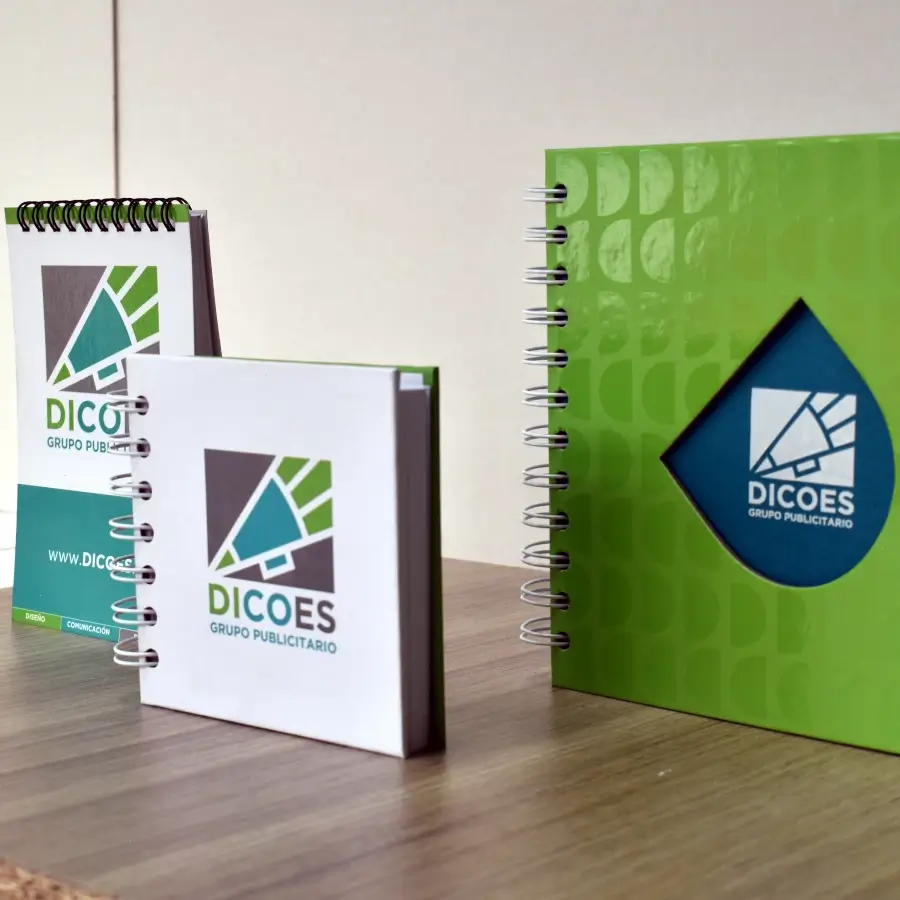 Cuadernos con logo empresa