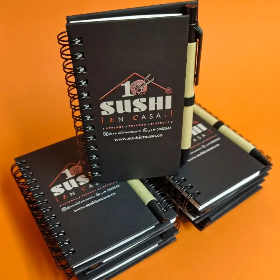 Cuadernos con logo empresa